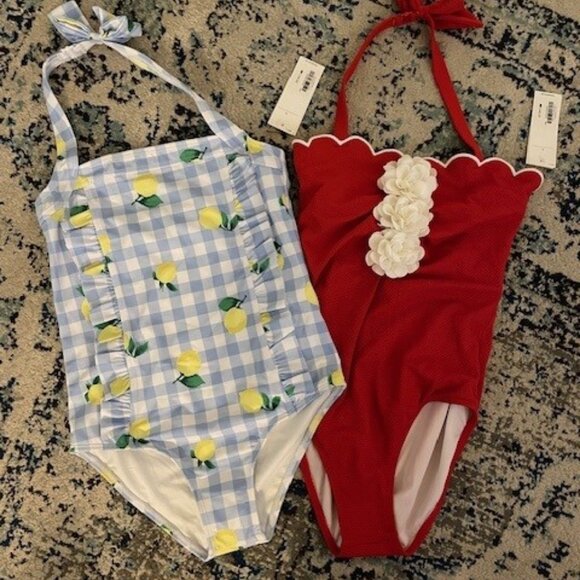 NEW NWT Red Janie and Jack Bathing Suits Size 10 $44 - Picture 1 of 3